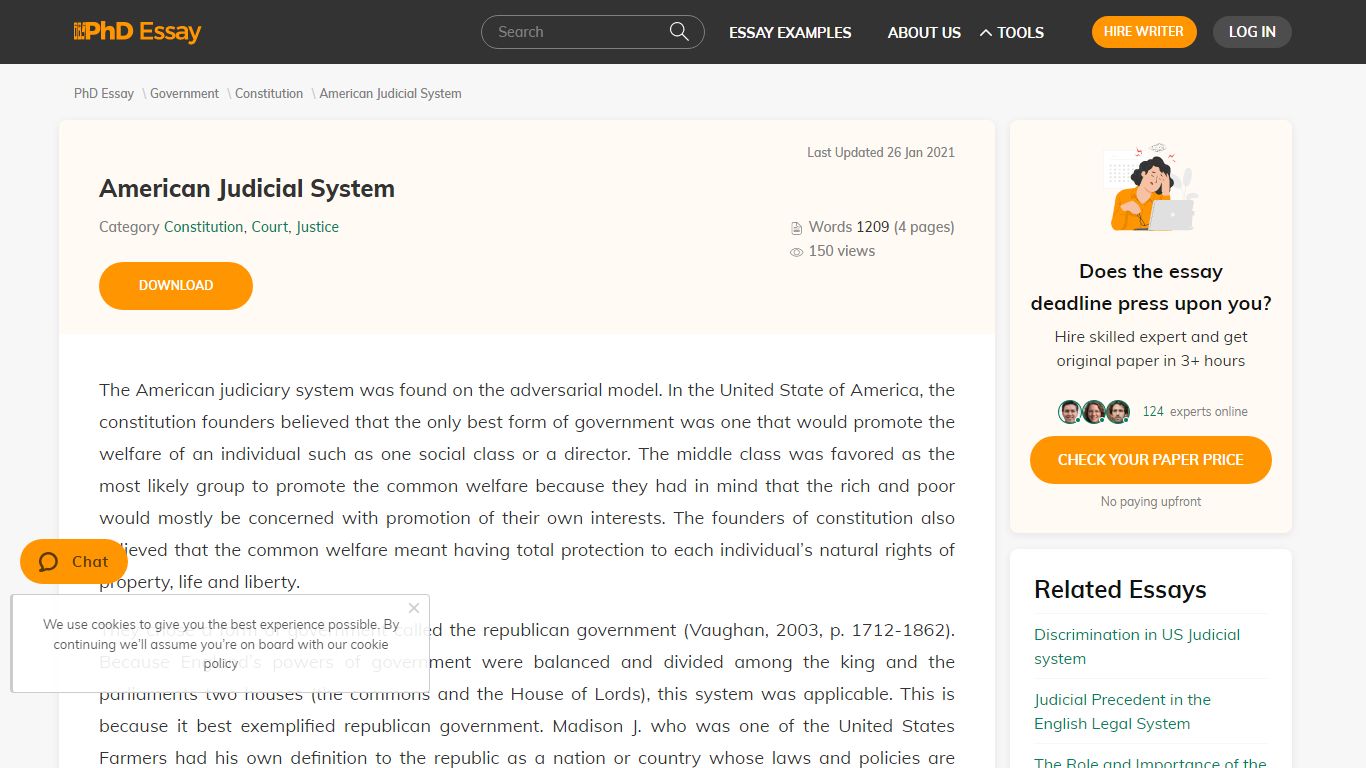 American Judicial System - PHDessay.com