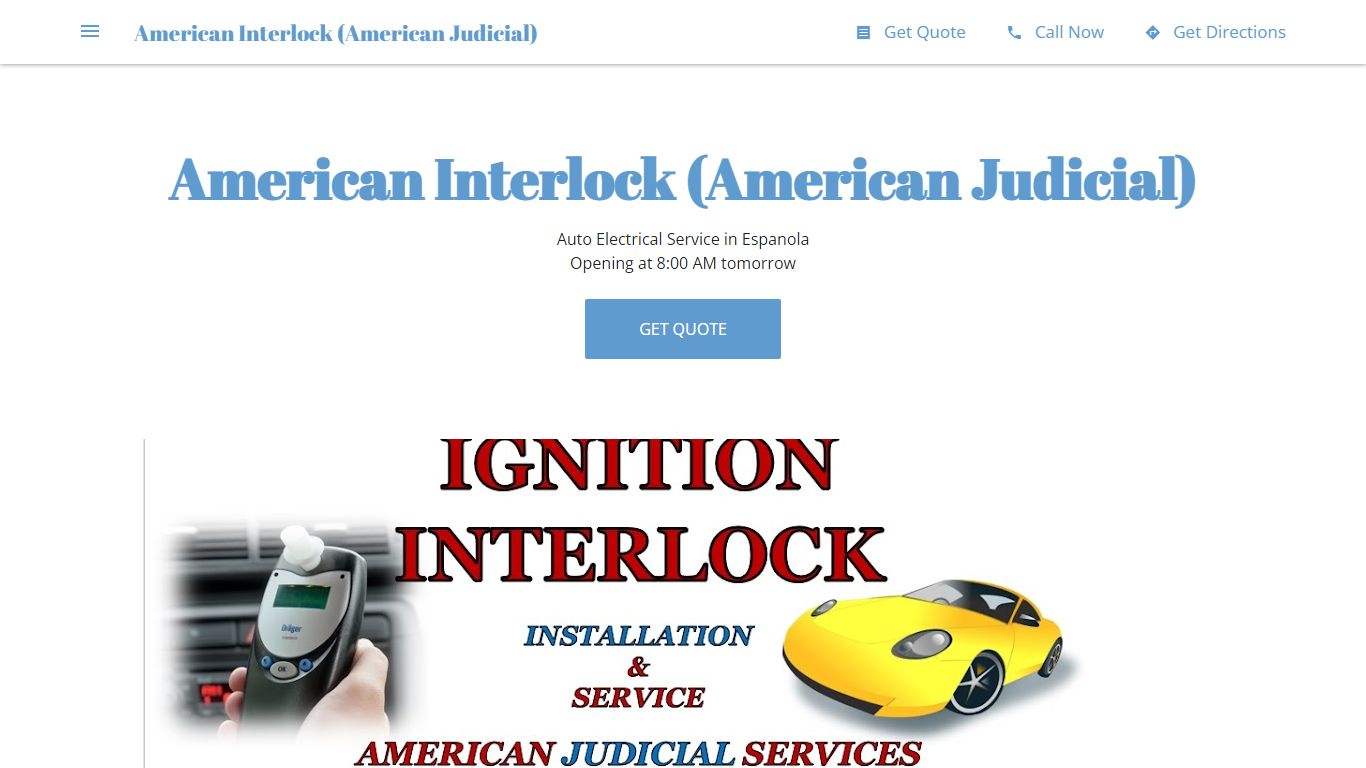 American Interlock (American Judicial) - Auto Electrical Service in ...